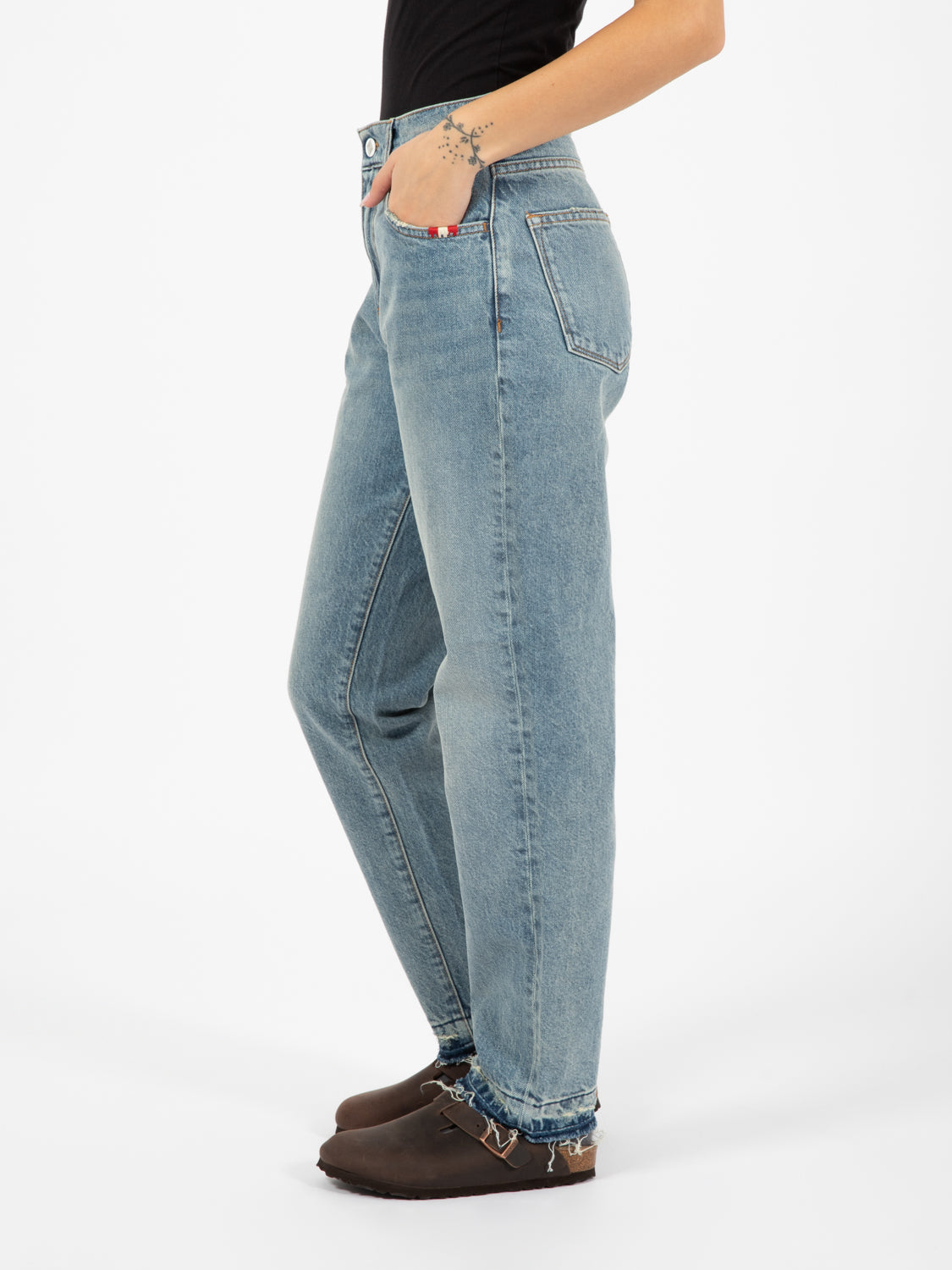 Jeans Lizzie recycled denim sand stone