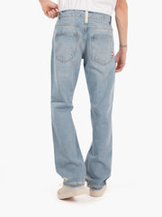 AMISH - Jeans real worn denim chiaro