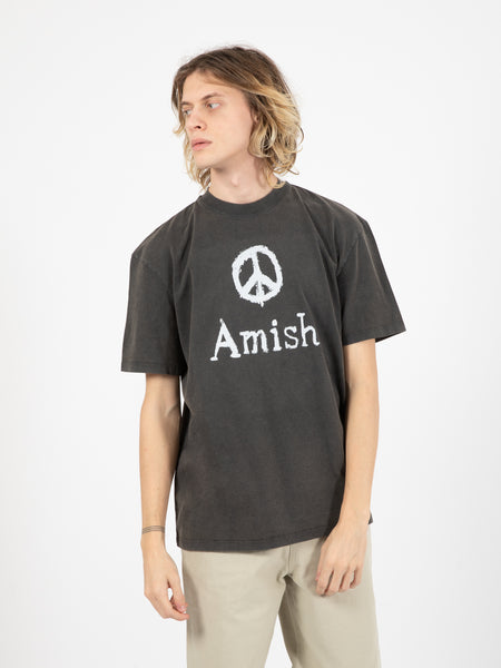T-Shirt Peace antracite