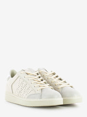 PANCHIC - P01 lace-up leather lurex ivory / silver