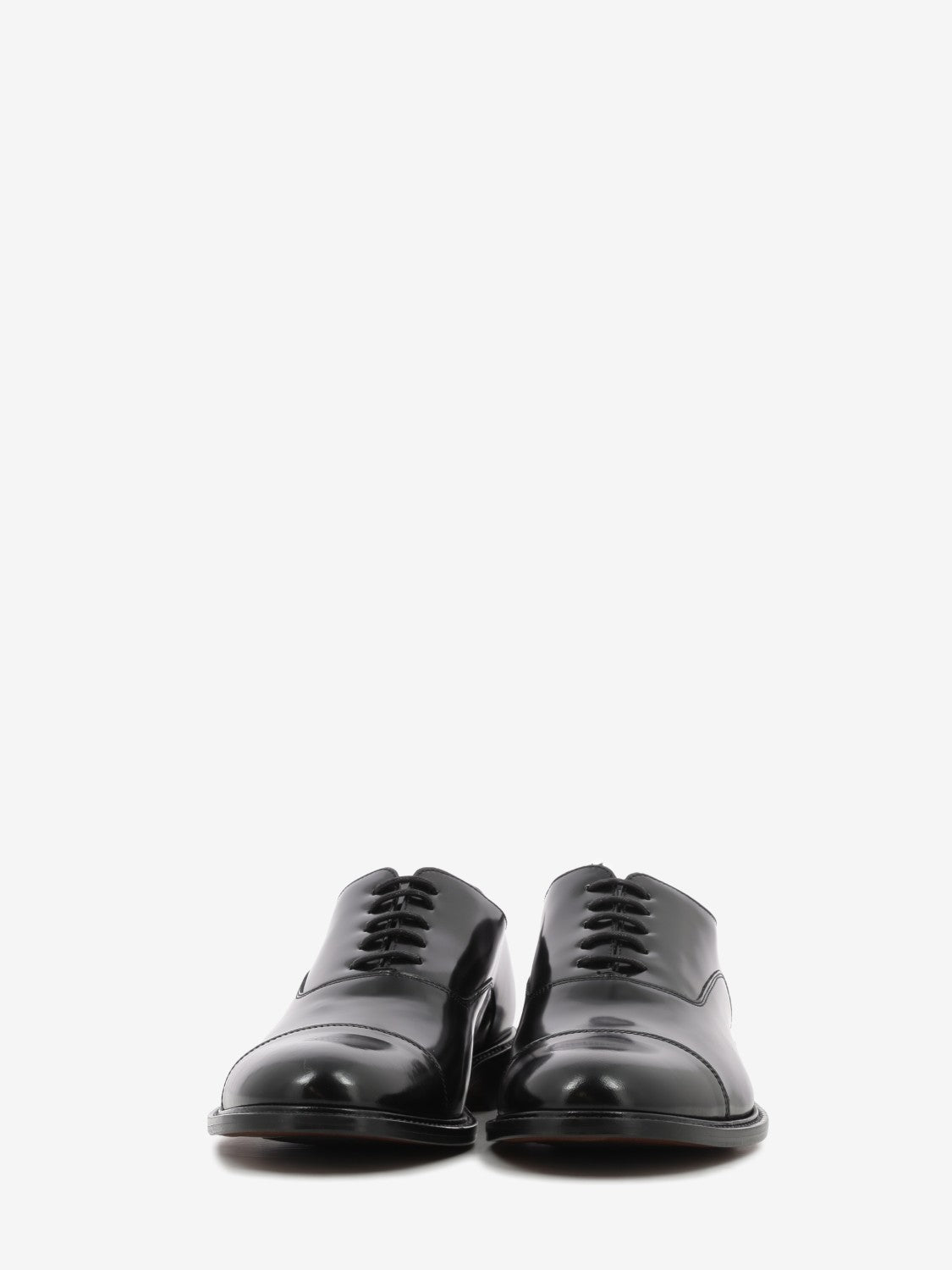 Derby in pelle spazzolata nera