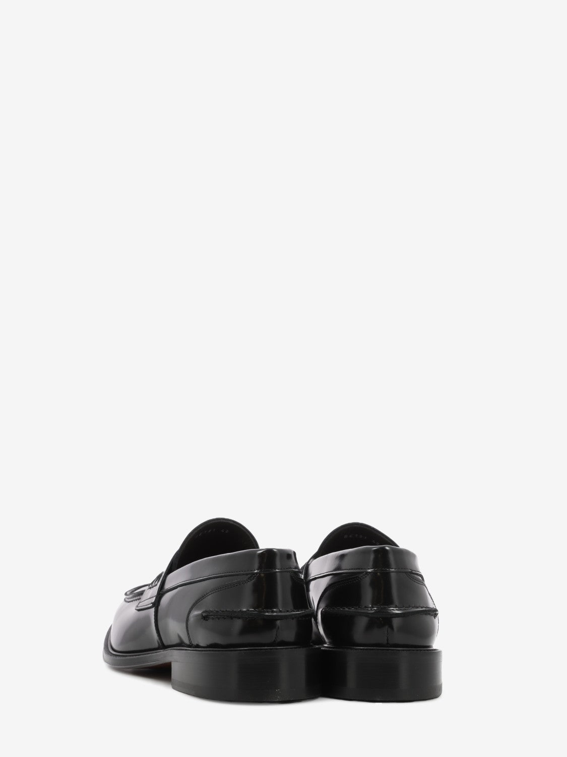 Mocassini in pelle spazzolata nera