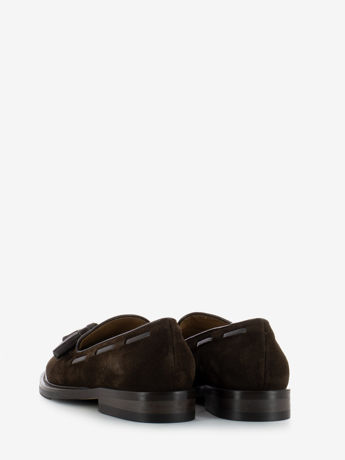 Mocassini velour con naappe testa di moro
