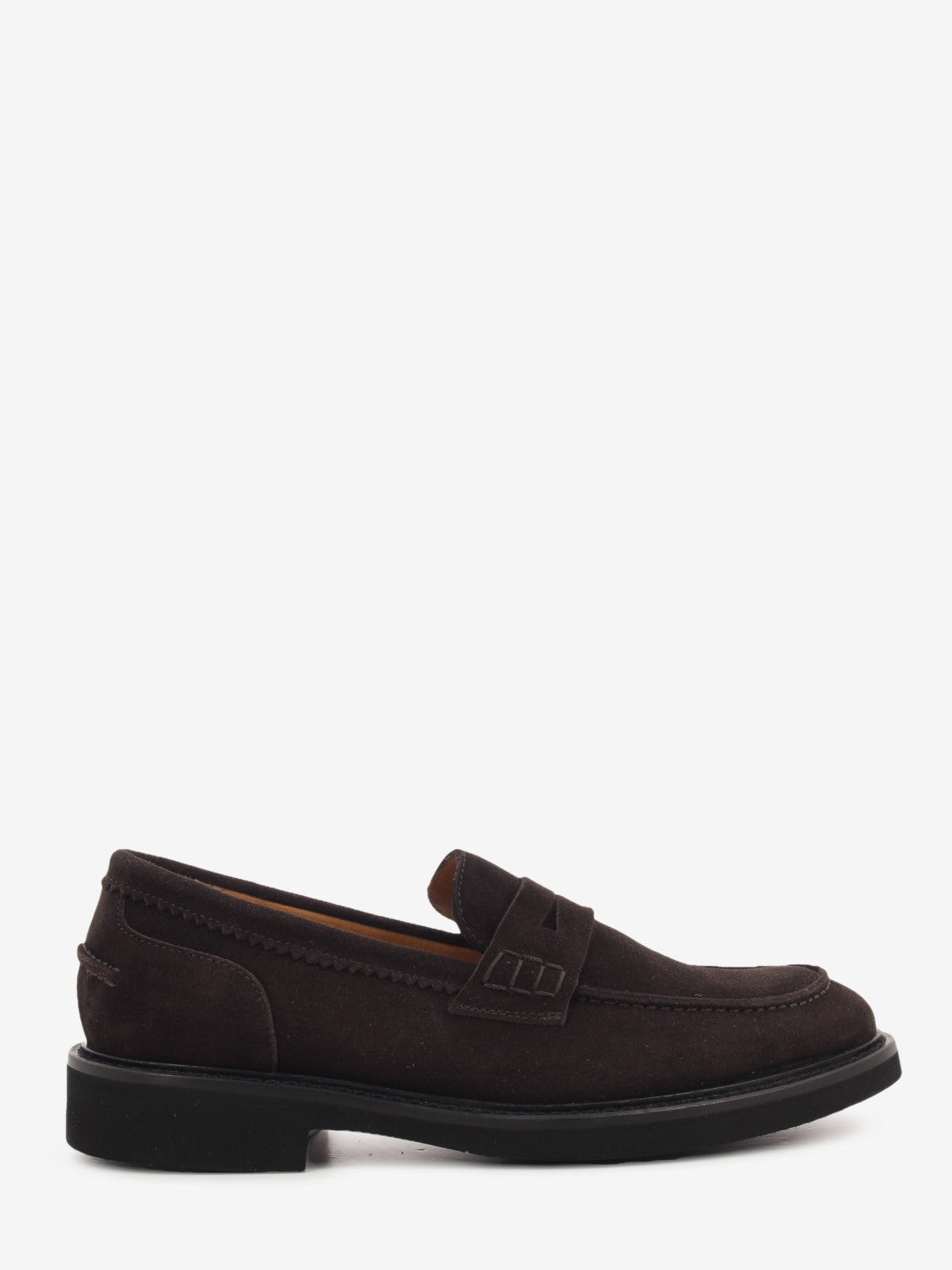DARK BROWN VELOUR LOAFER 1747/33_TDM