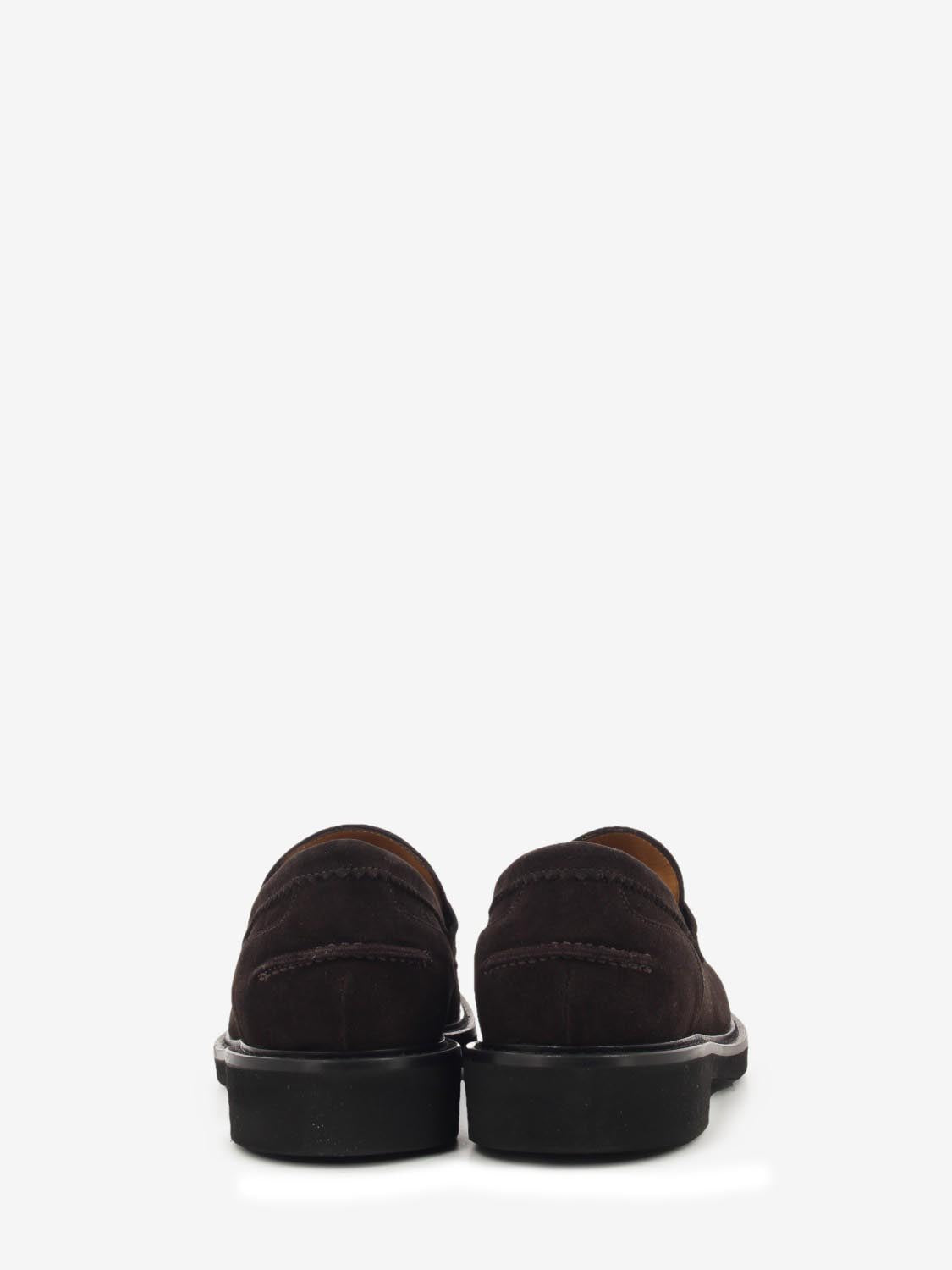DARK BROWN VELOUR LOAFER 1747/33_TDM