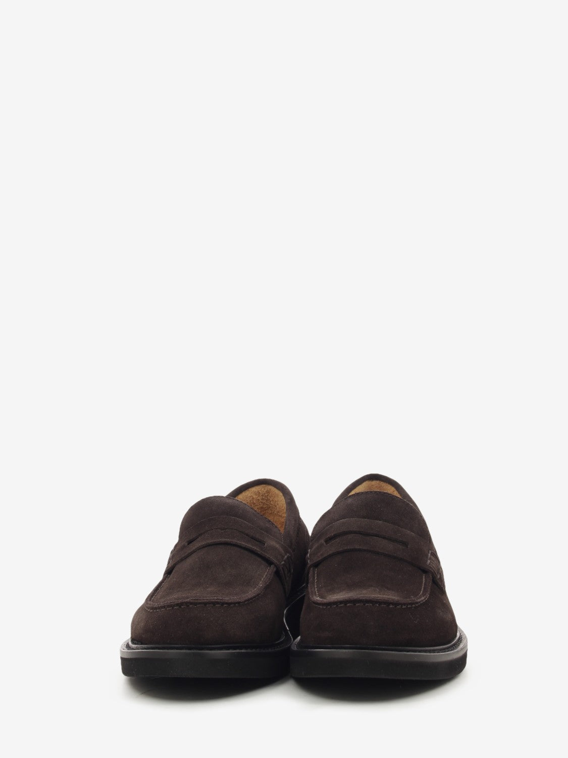 DARK BROWN VELOUR LOAFER 1747/33_TDM