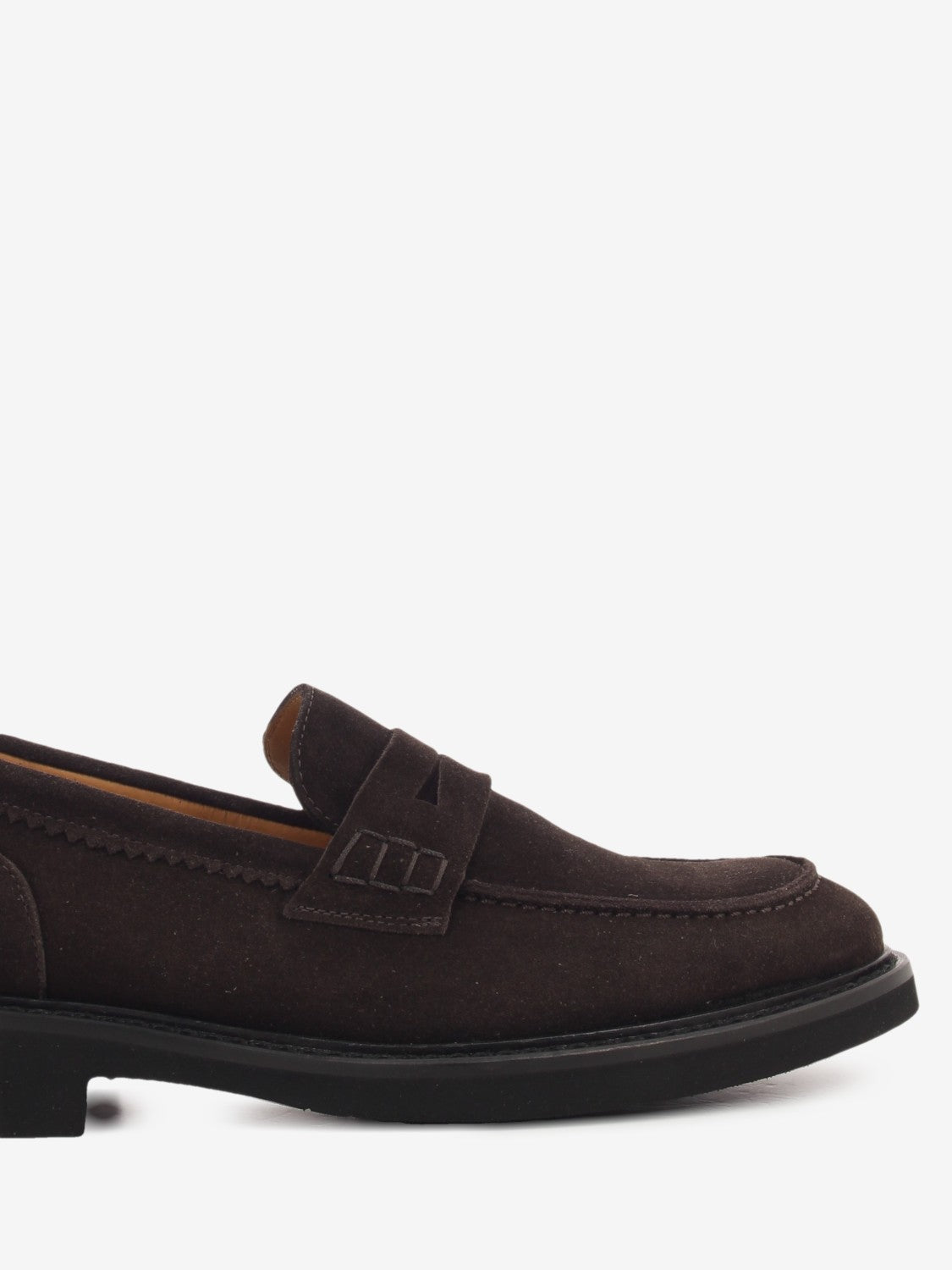 DARK BROWN VELOUR LOAFER 1747/33_TDM