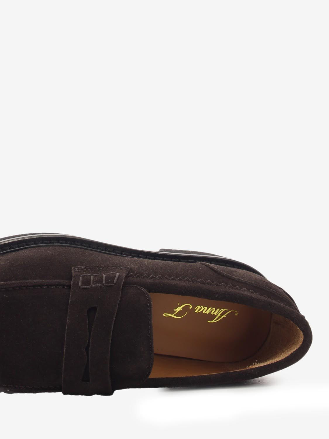 DARK BROWN VELOUR LOAFER 1747/33_TDM