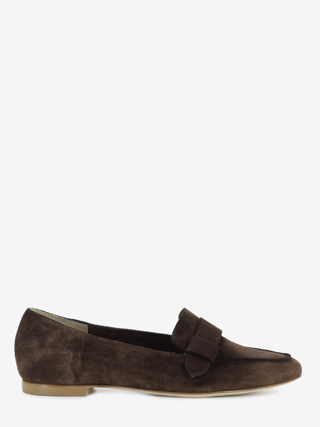 Mocassino Velour in suede caffè