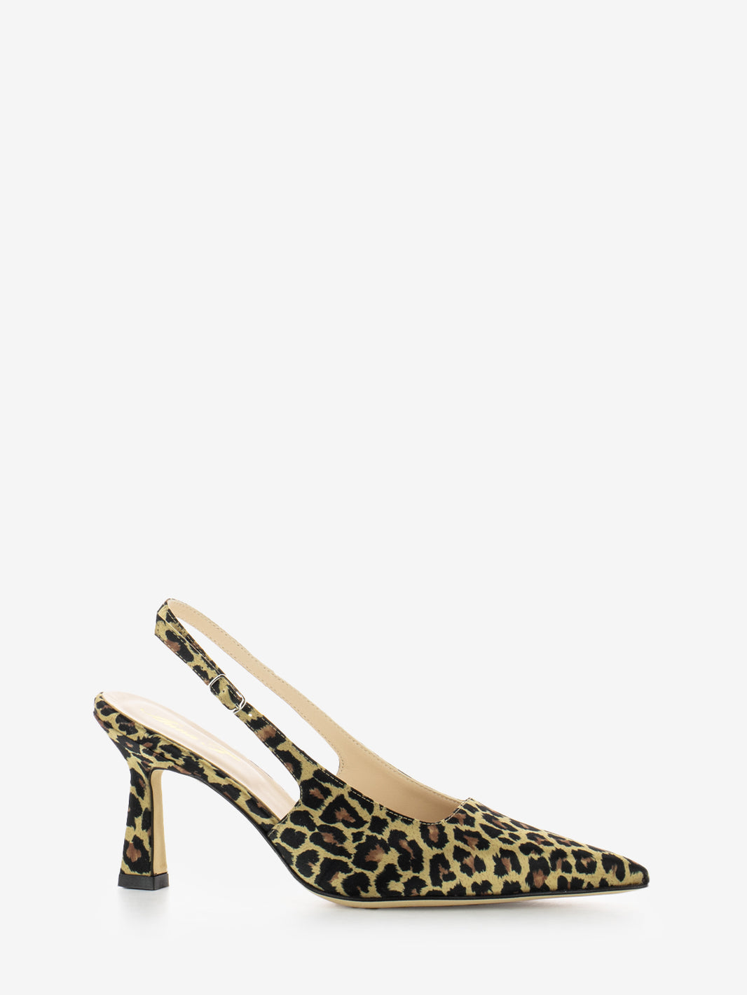 Slingback con tacchi maculato