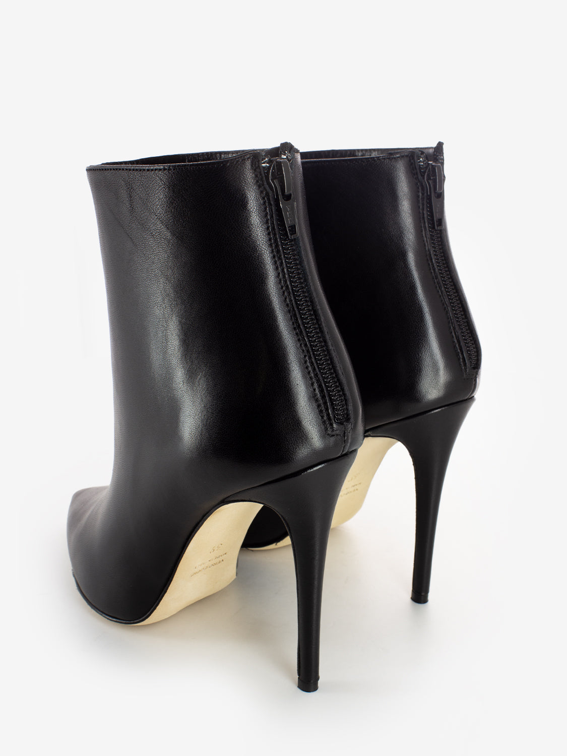 105 HEEL ANKLE BOOT NAPPA BLACK 9985/410_BLK