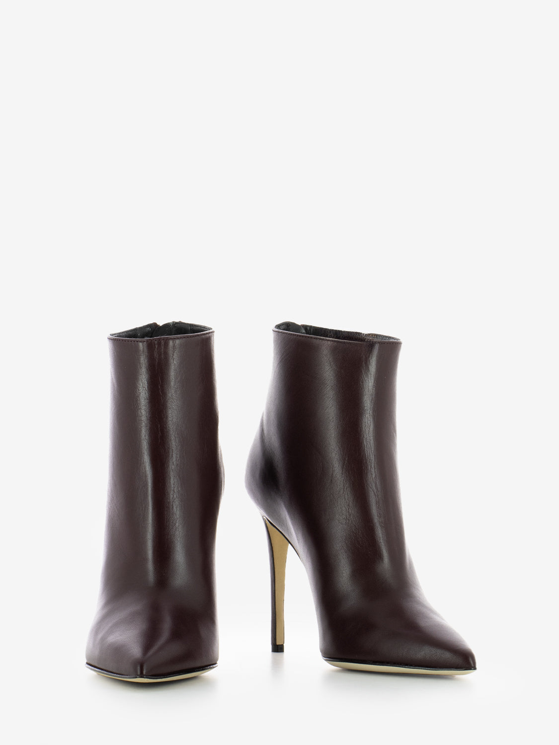 105 HEEL ANKLE BOOT IN NAPPA BORDEAUX 9985/410_BORD