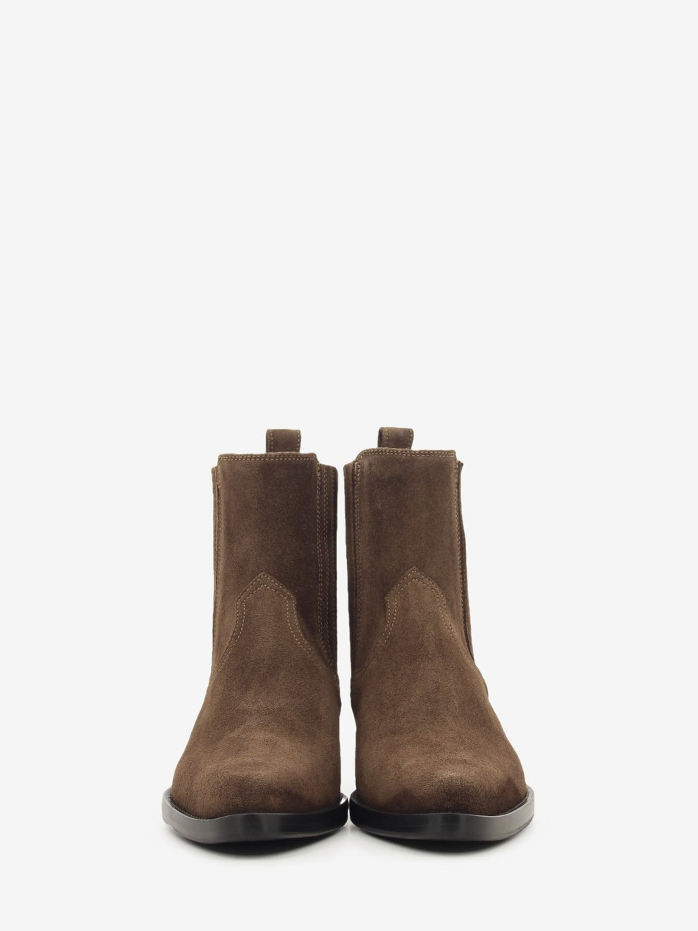 VELOUR ANKLE BOOT COFFEE 8029/888_COFFEE