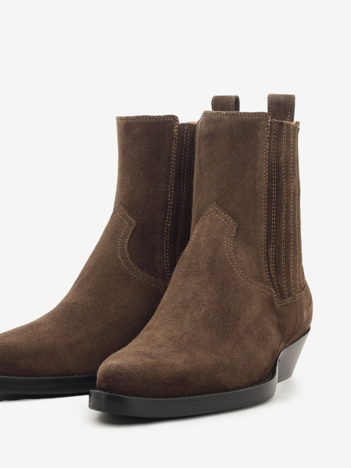 VELOUR ANKLE BOOT COFFEE 8029/888_COFFEE