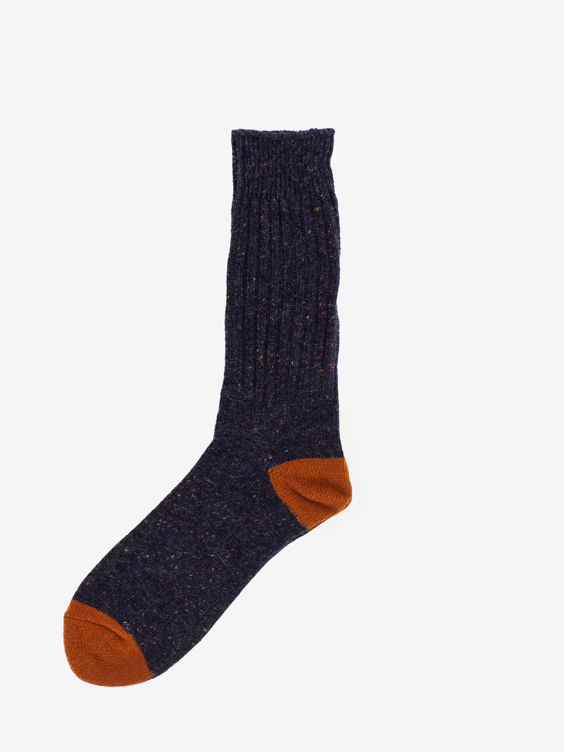 Calzini effetto melange navy