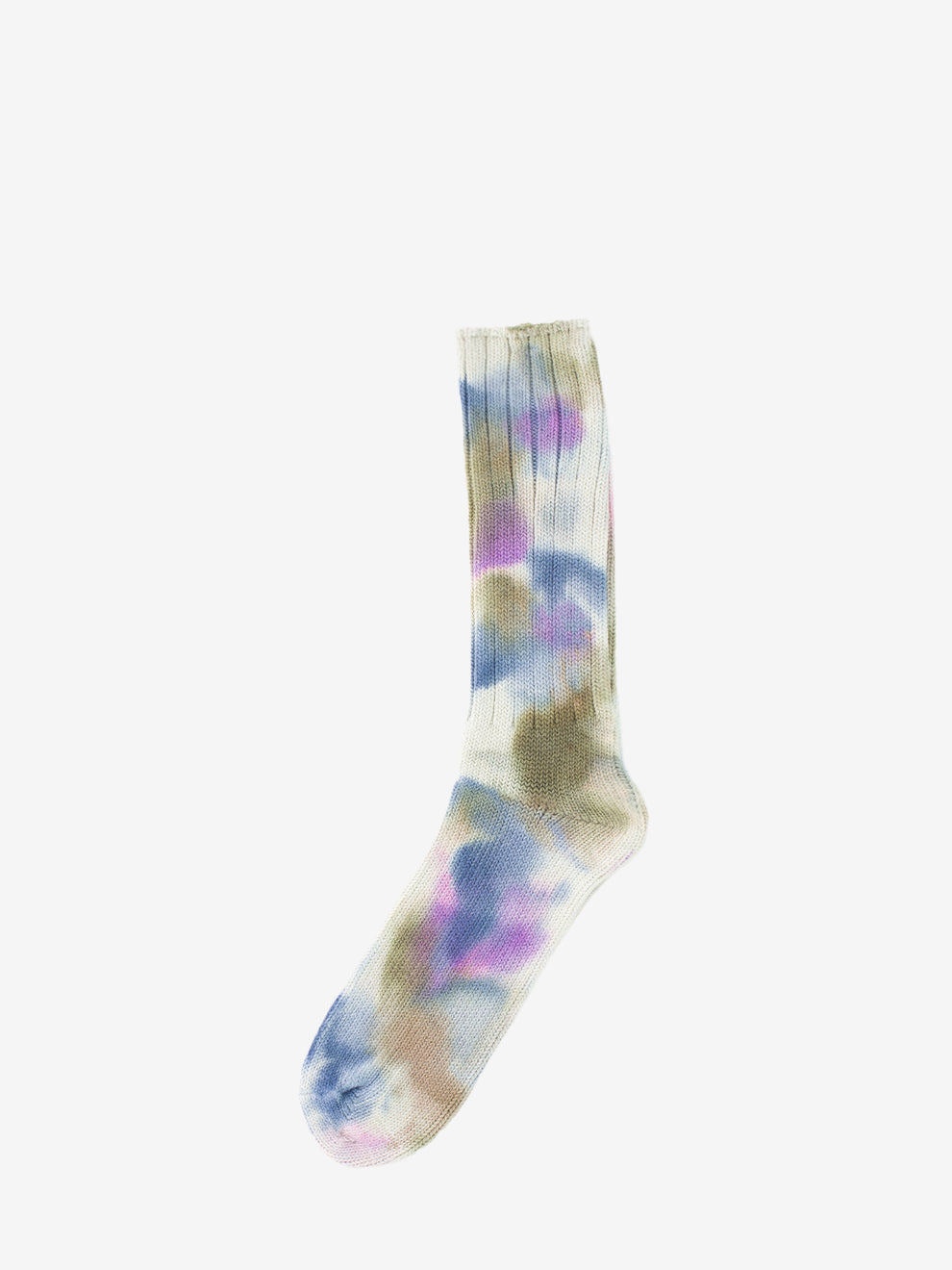 Scatter Dye Purple Socks