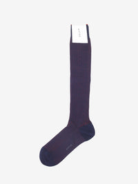 Calze lunghe Delaw blu / red
