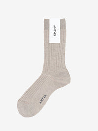 Urda ribbed beige sock