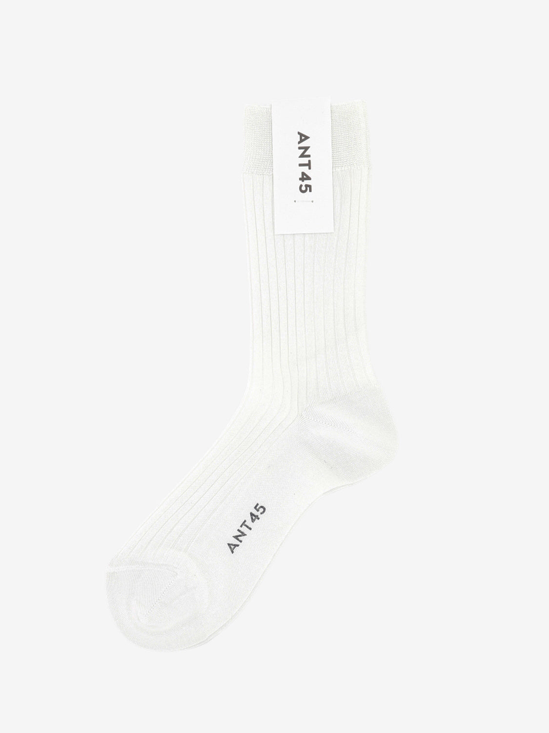 Urda ribbed light white sock