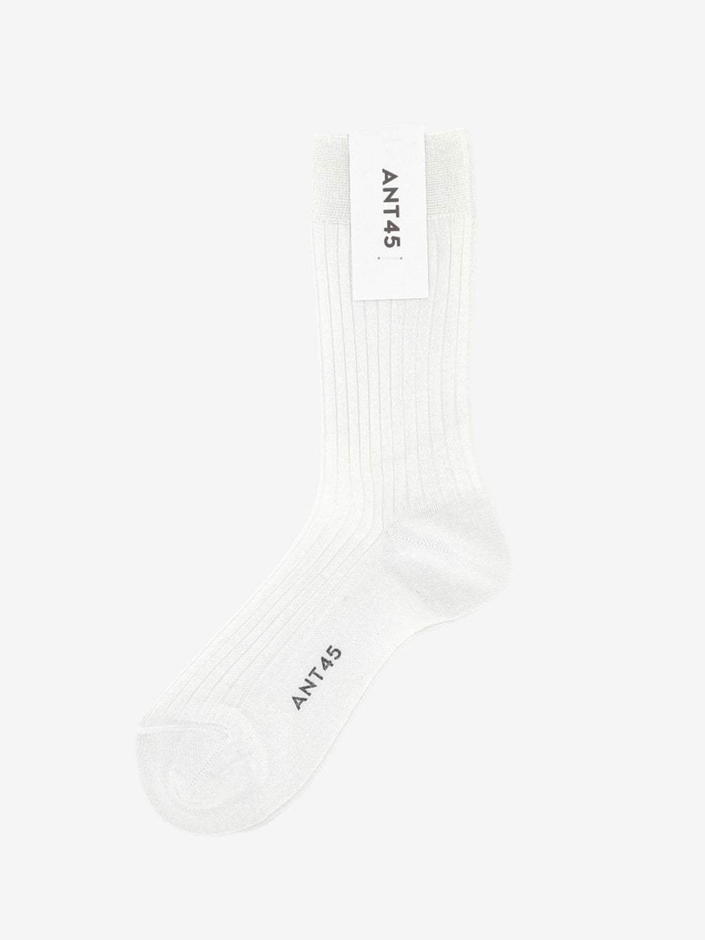 Urda ribbed light white sock