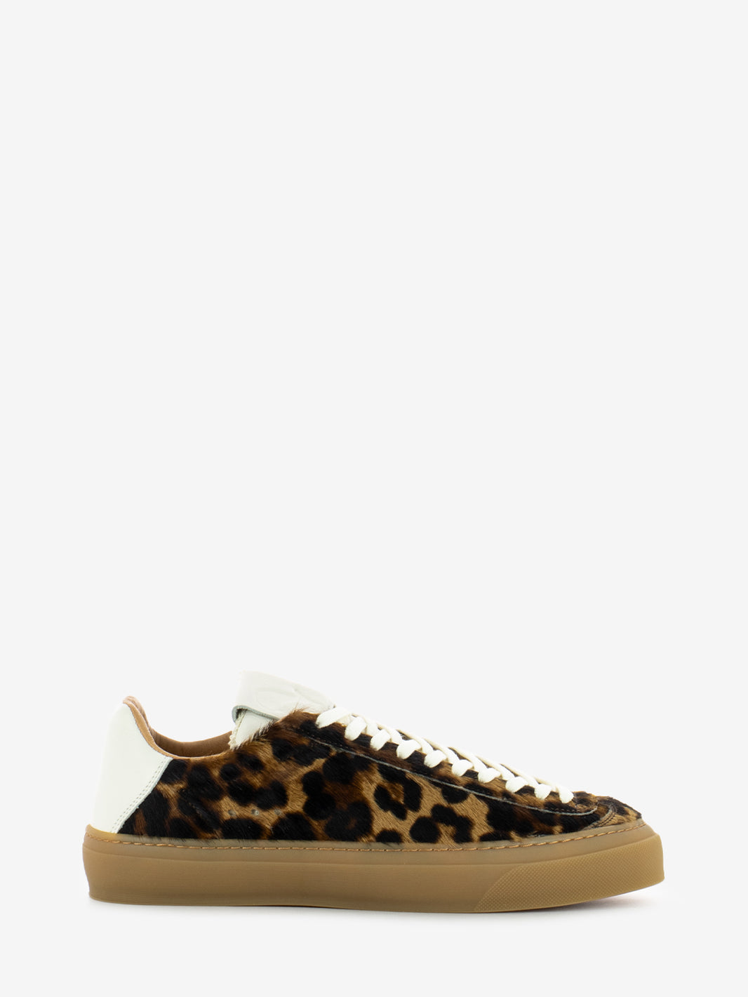 Sneakers in cavallino brown / animalier