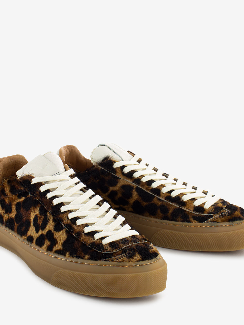 Sneakers in cavallino brown / animalier