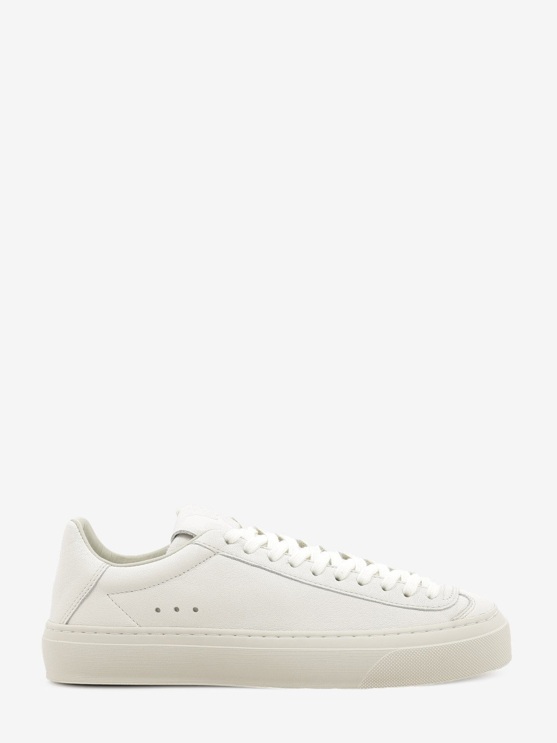 Doge milk leather sneakers