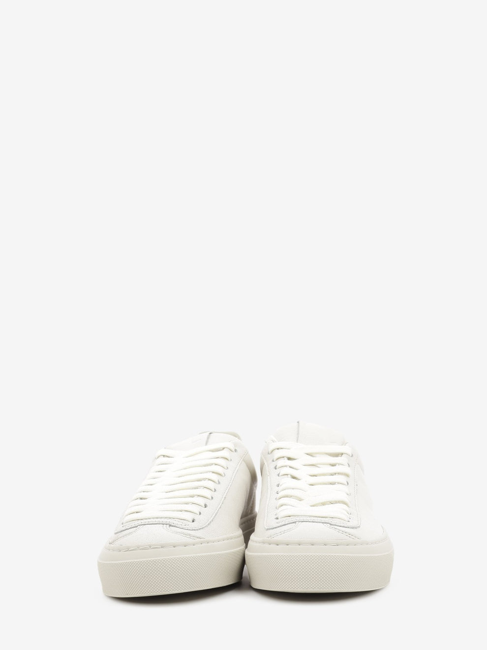 Doge milk leather sneakers