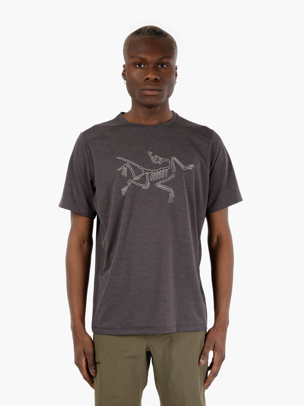 Cormac logo SS stone black heather