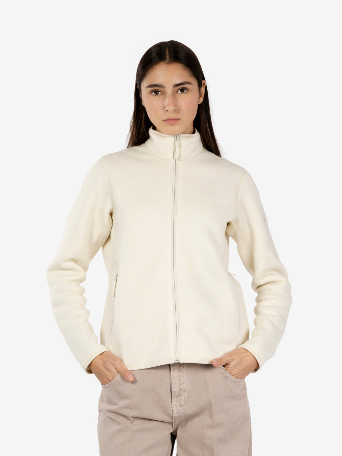 Covert cardigan W beige