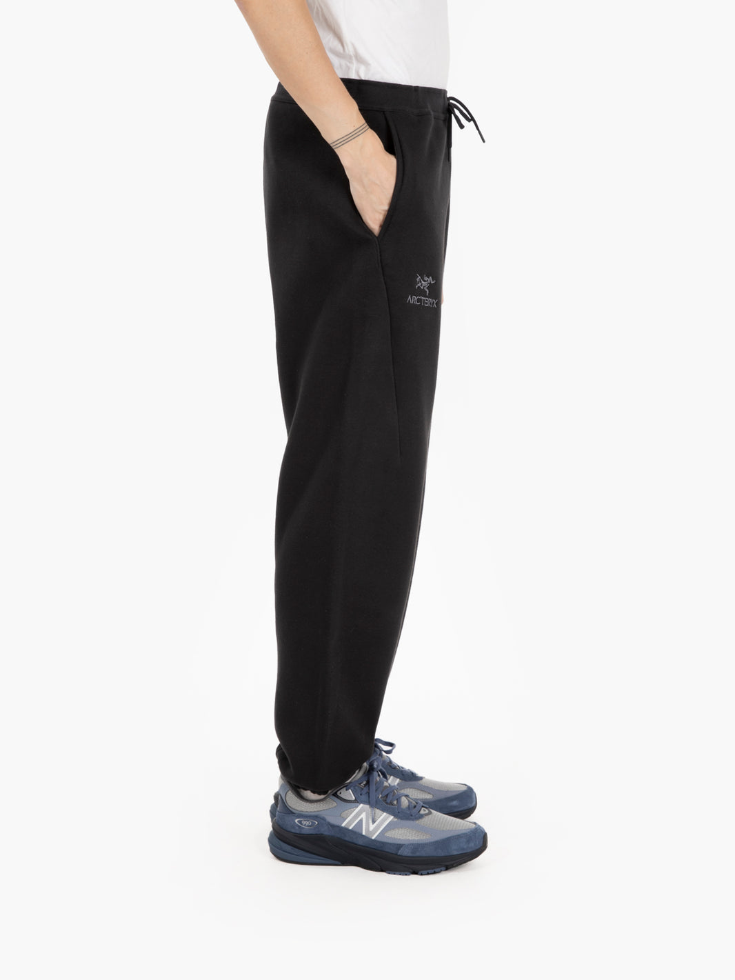 Emblem fleece jogger M black