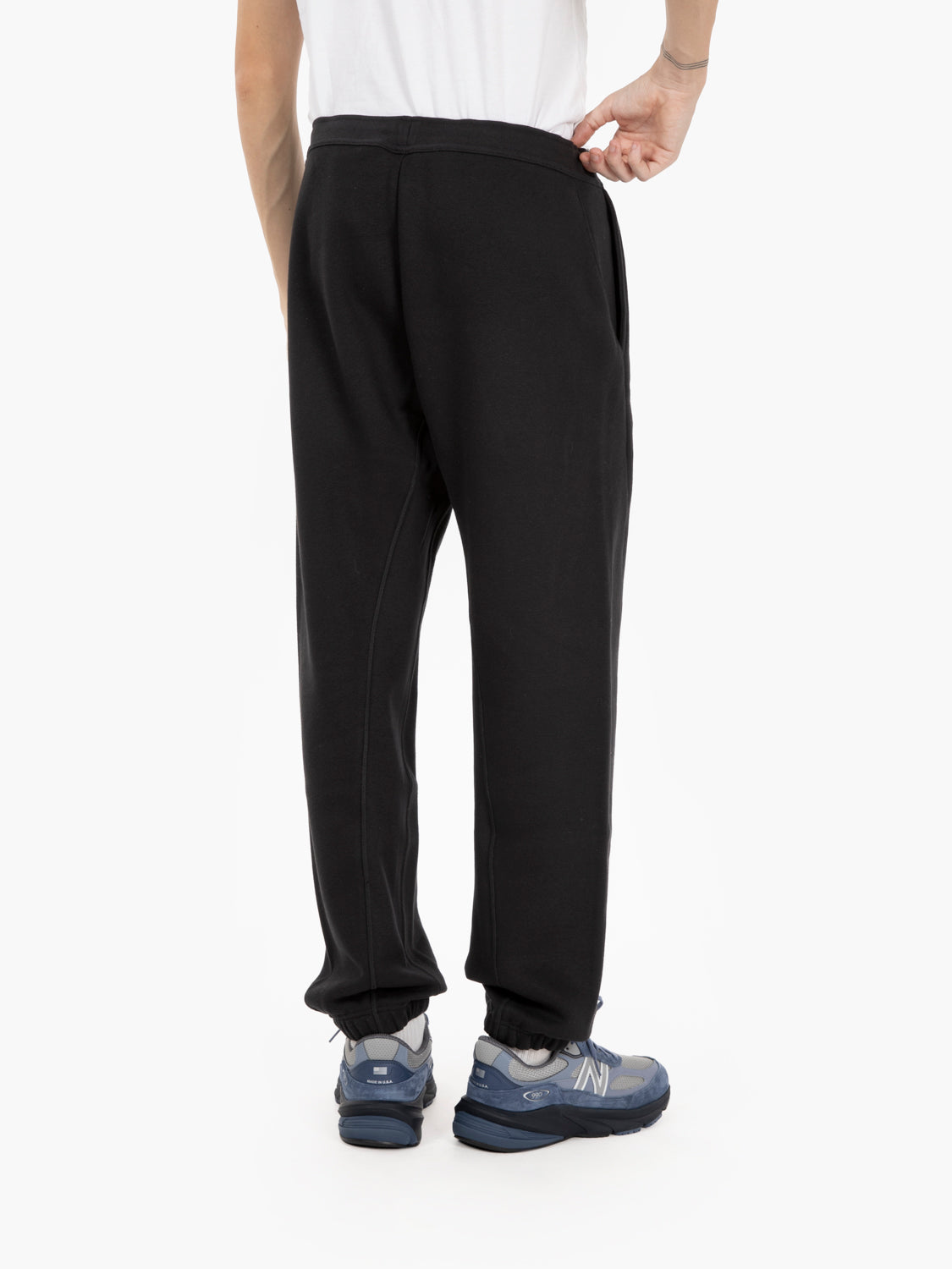 Emblem fleece jogger M black