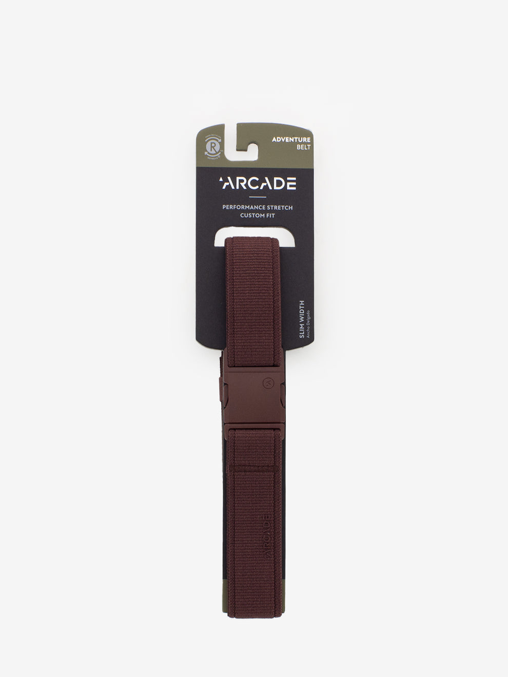 Cintura Atlas slim burgundy