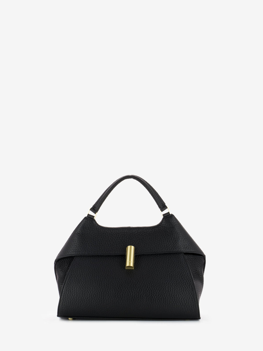 7430 Large Handbag in Black Leather