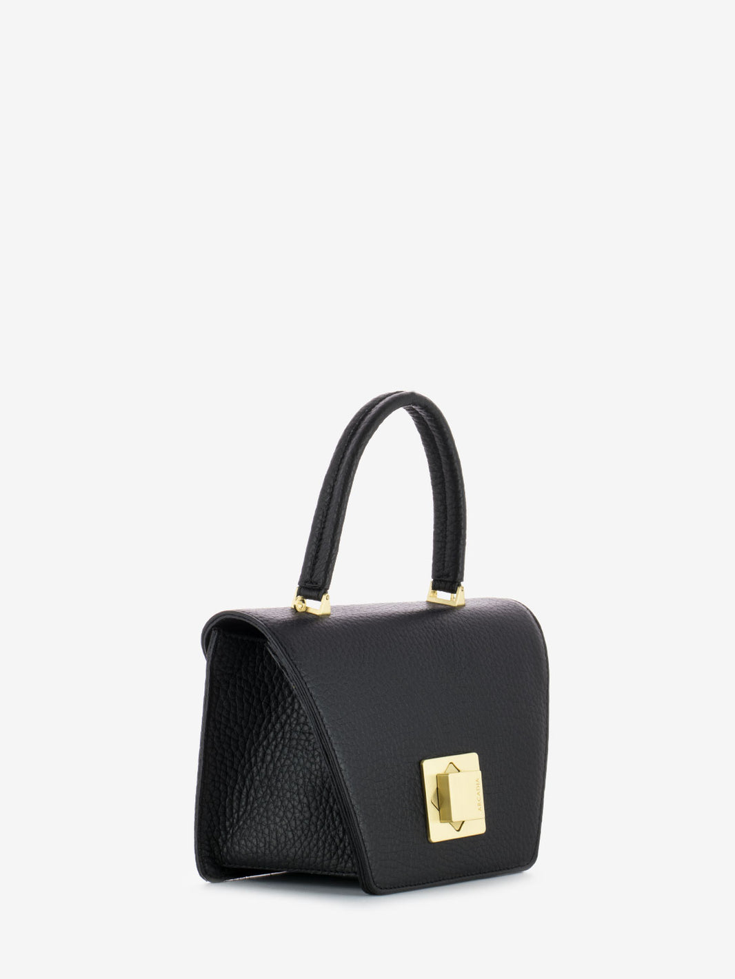 9018 Taus small handbag in black leather