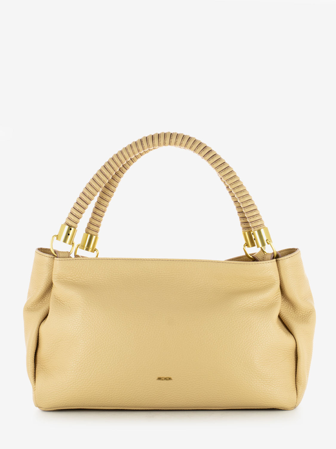 Egg leather bag