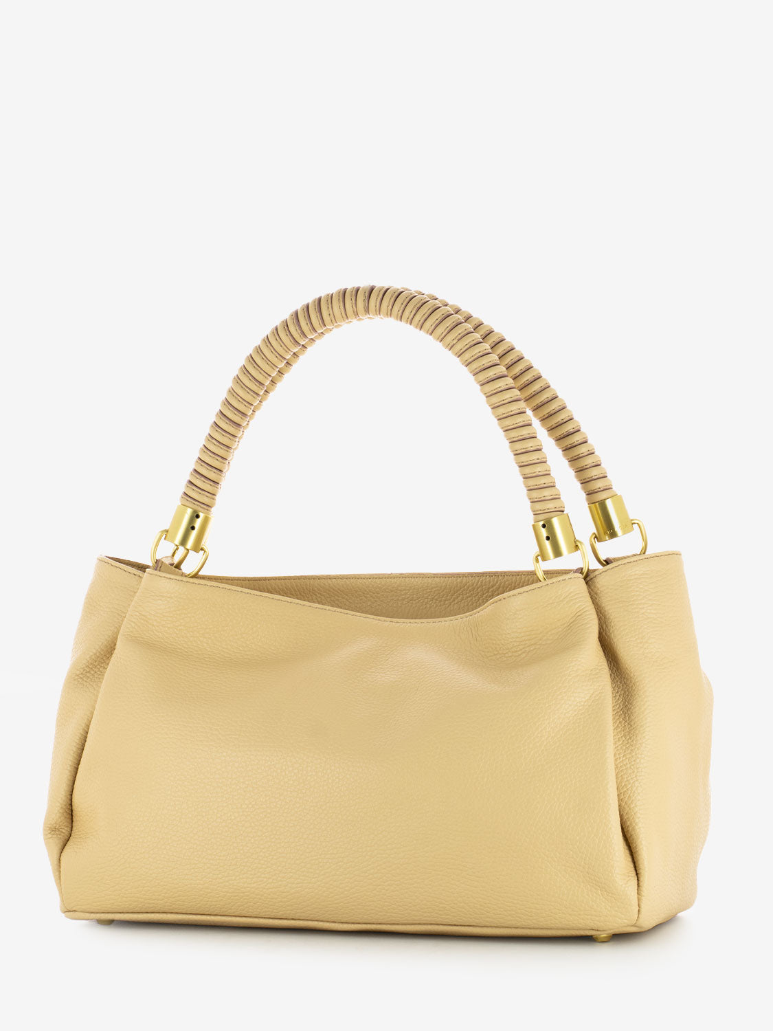 Egg leather bag