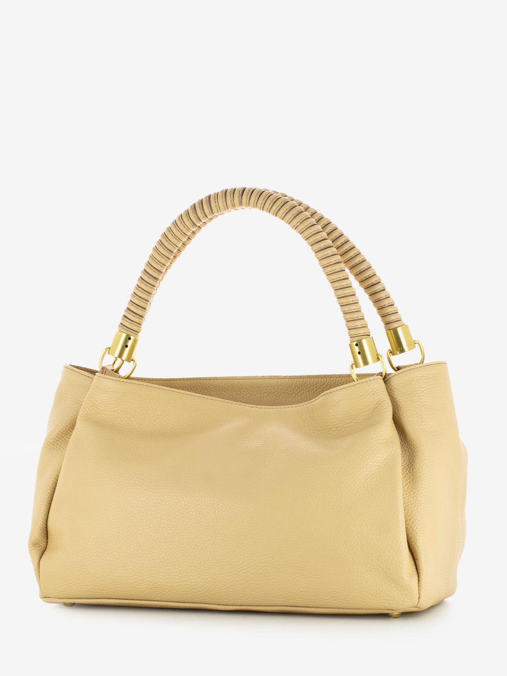 Egg leather bag