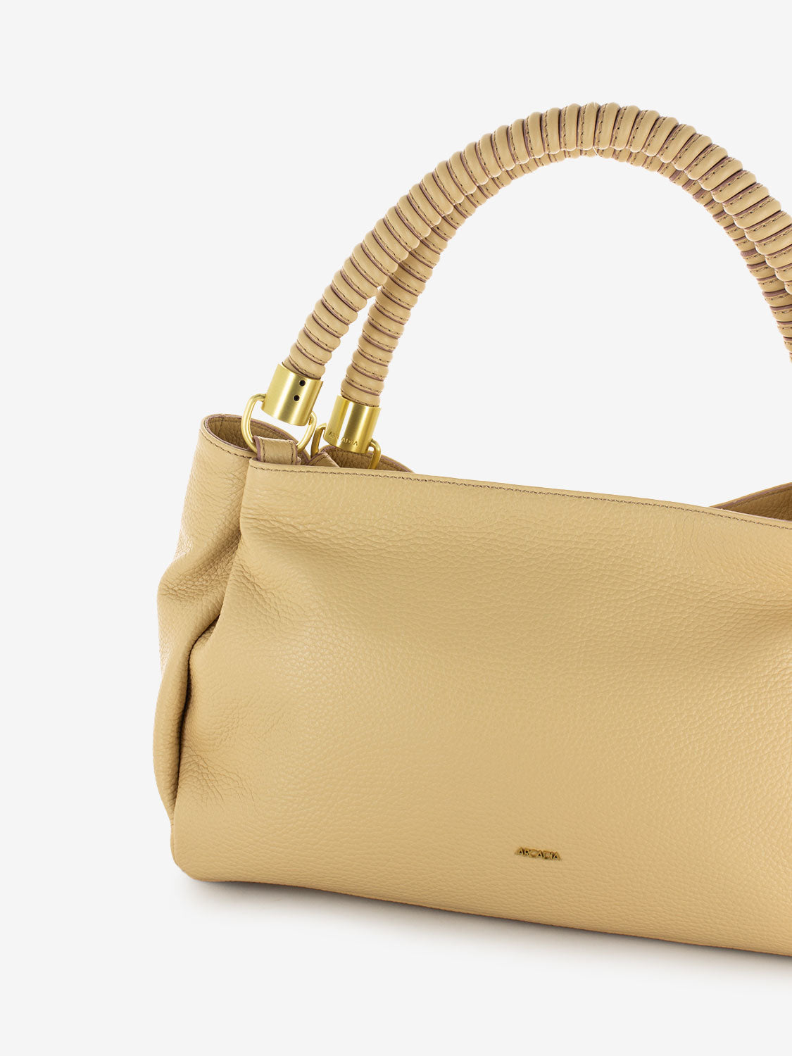 Egg leather bag