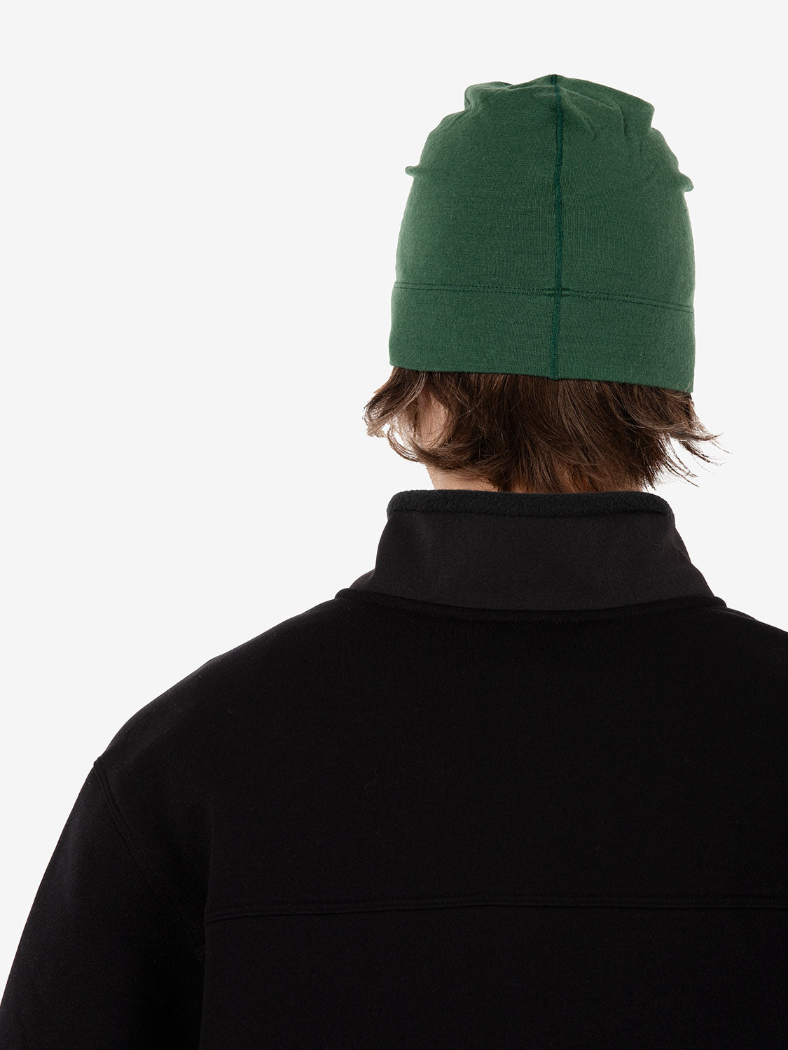 Berretto in lana verde