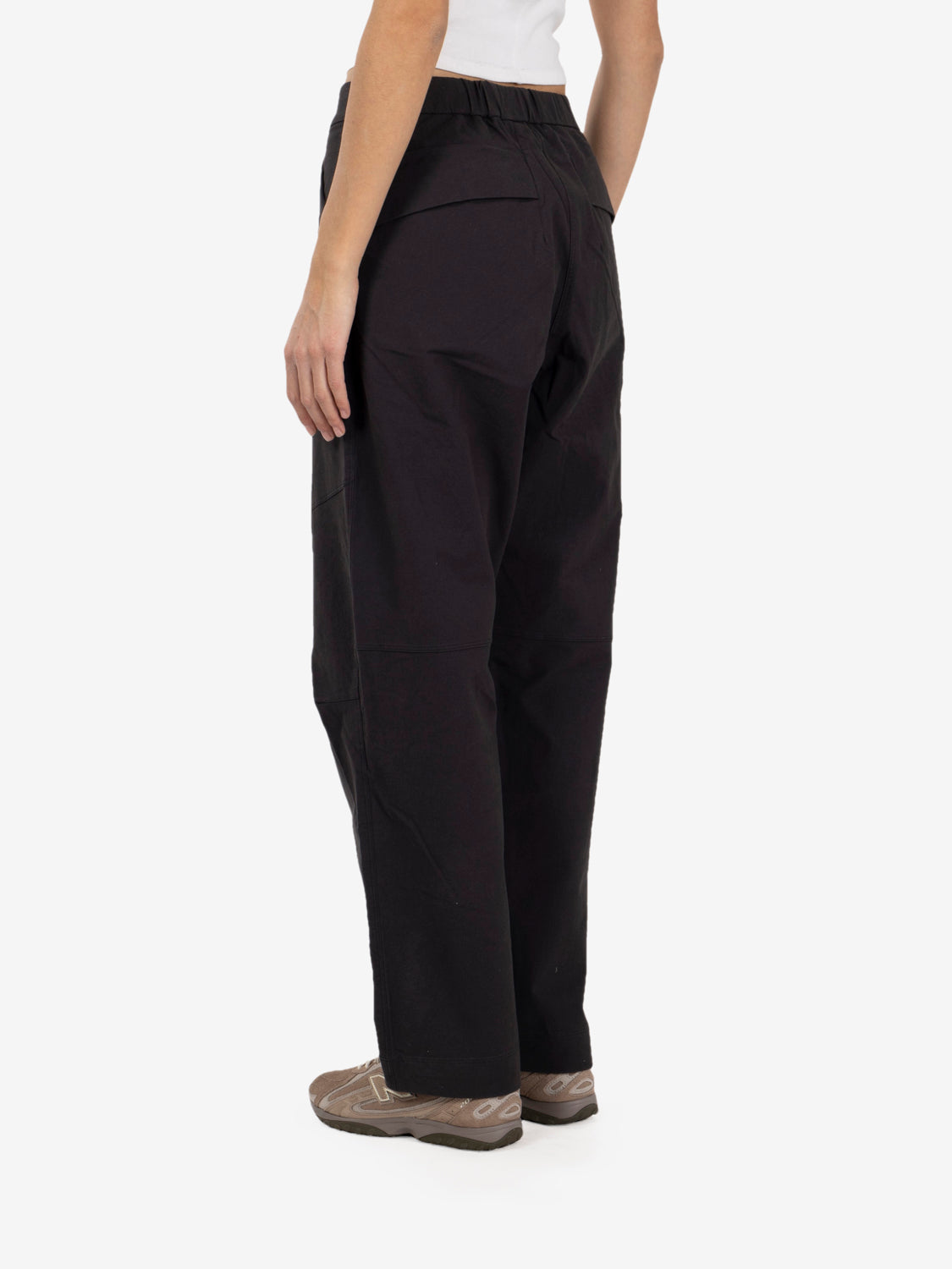Clarkia cotton pant W wide leg black
