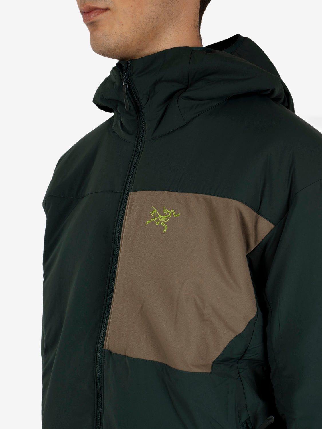 Giacca Proton Hoody M dark jade / mongoose