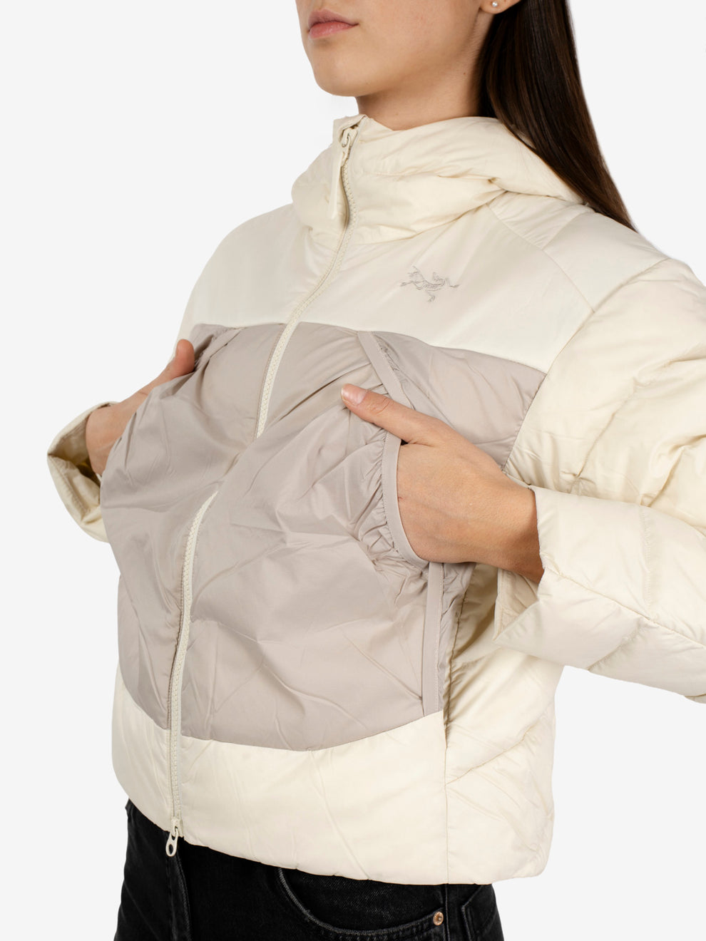 Omineca Short jacket W sea salt / rune