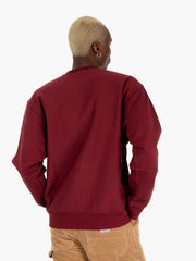 Carhartt WIP - American script sweat malbec