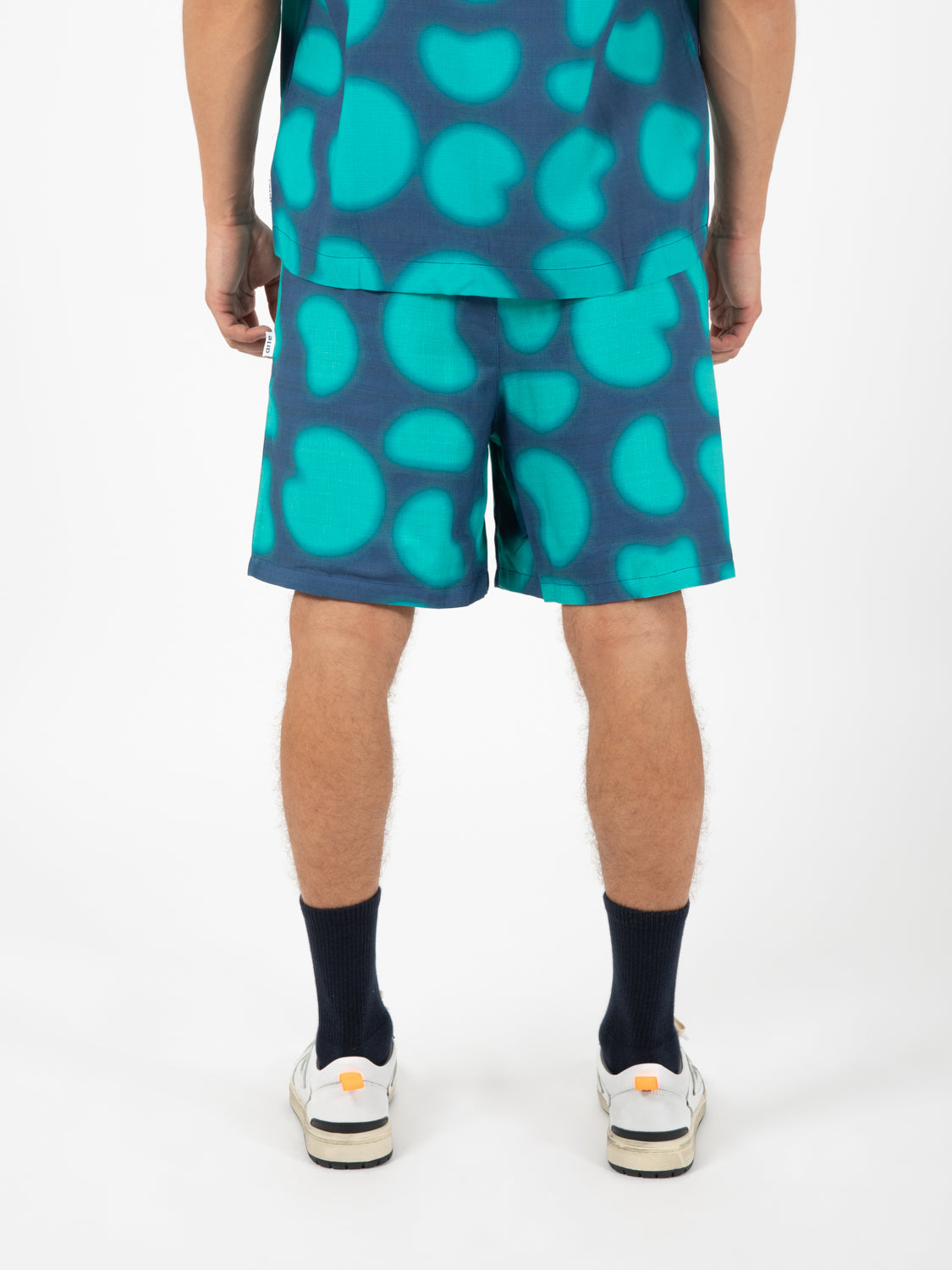 Bermuda Stolp print navy / green
