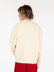 ARTE - Felpa crewneck Carlos small heart cream