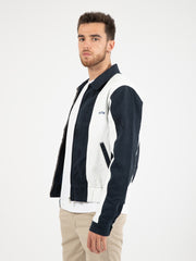 ARTE - Jacket Jeffrey stripe navy / white