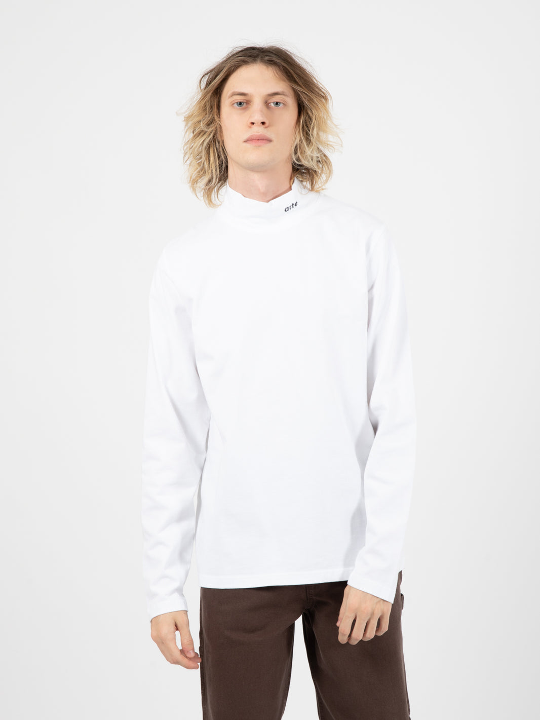 Leon longsleeve white shirt