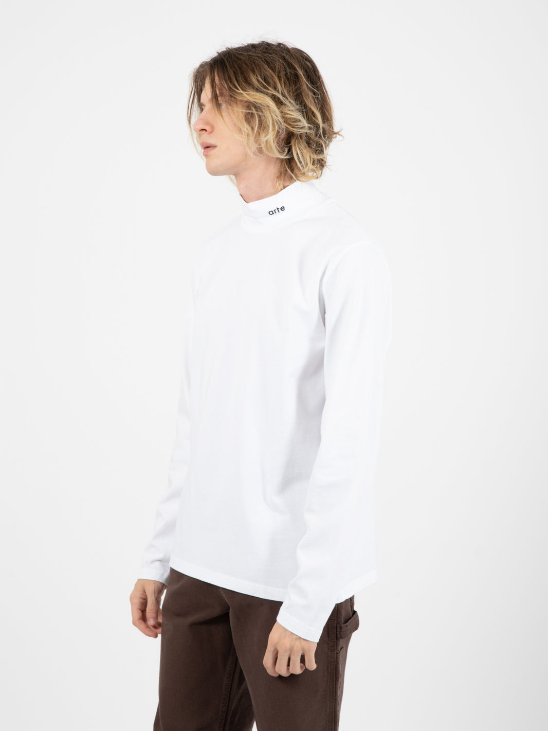 Leon longsleeve white shirt