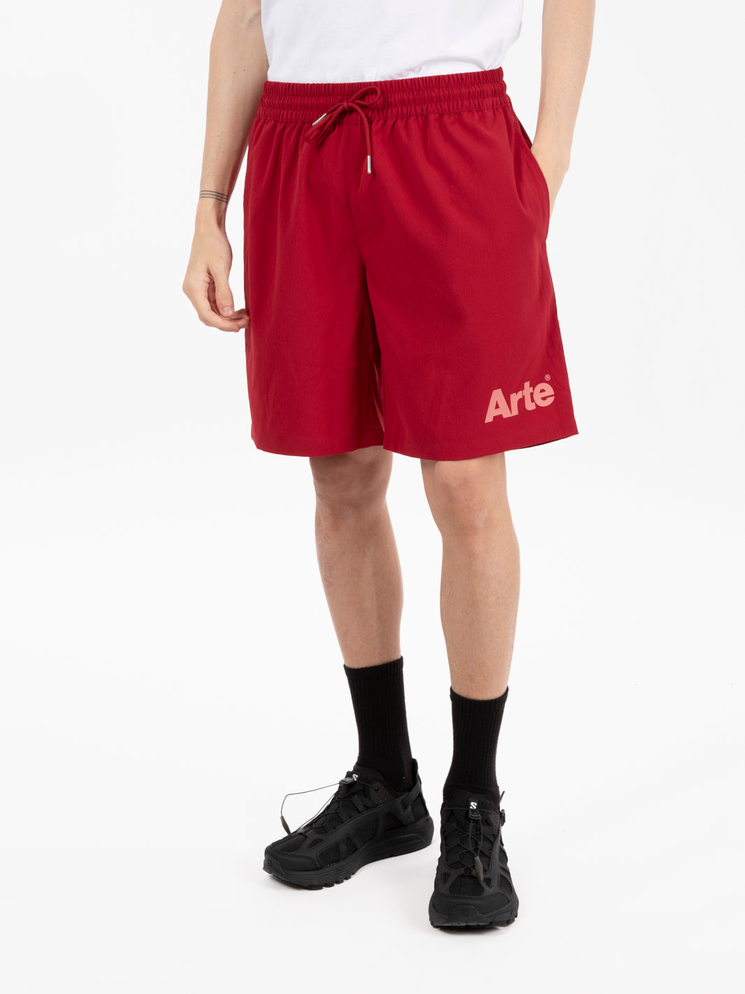 Samuel burgundy shorts